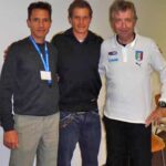 Con il già campione mondiale di fondo T. Angerer e l'amico F. Angelini